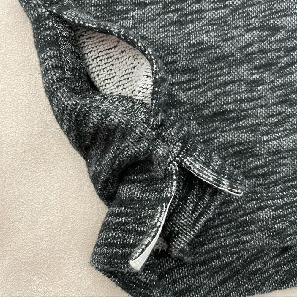 J.Crew Gray Turtleneck Tunic Heather Gray Sweater Sweatshirt Size S/M Pockets - Picture 8 of 10